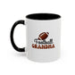 Football Grandma Mug | Sports Fan Gift | Proud Grandma Gift | Ceramic Mug | 11oz Accent Mug | 15oz Accent Mug