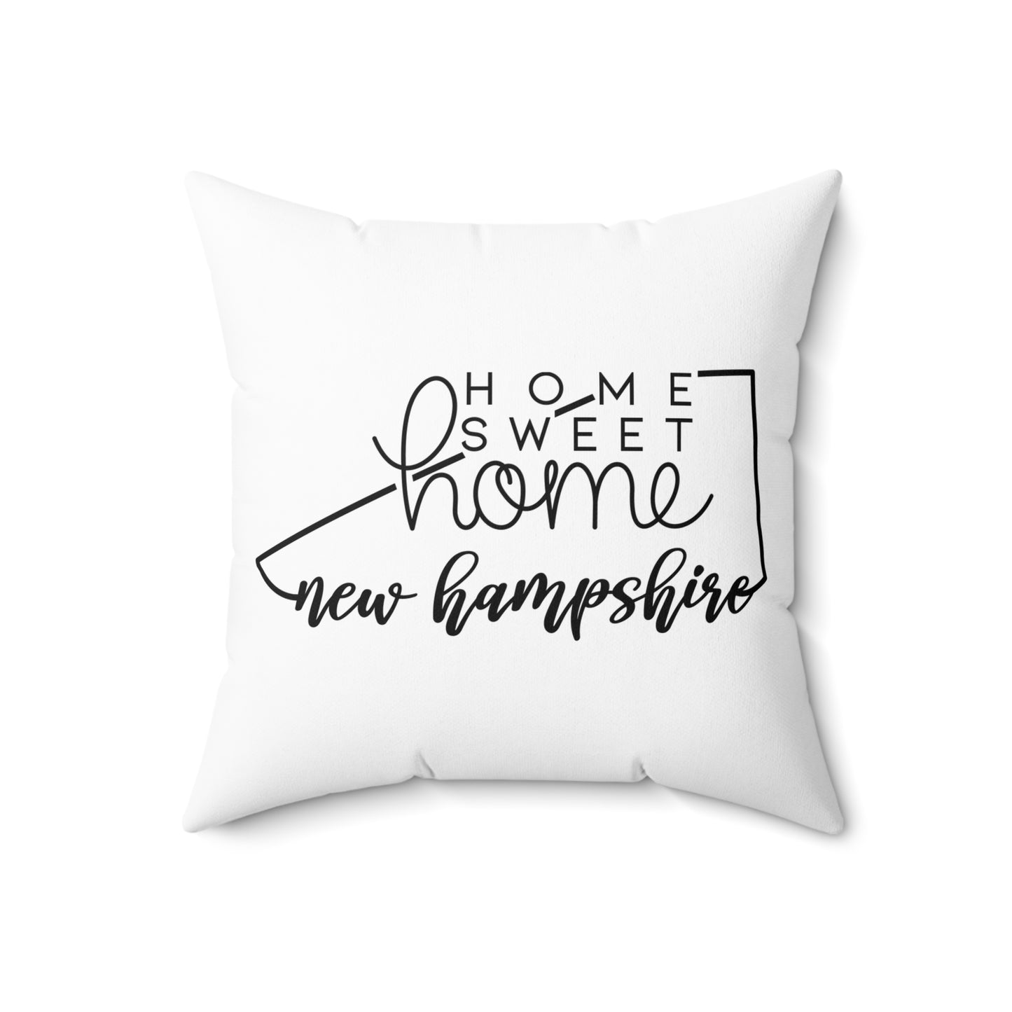 Home Sweet Home New Hampshire Decorative Pillow | Gift For Her | Home Decor | State Gift | Customized State Pillow
