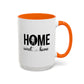 Male Football Mug | Sports Mug |11oz Accent Mug | 15oz Accent Mug | Football Mug | Home Sweet Home Mug