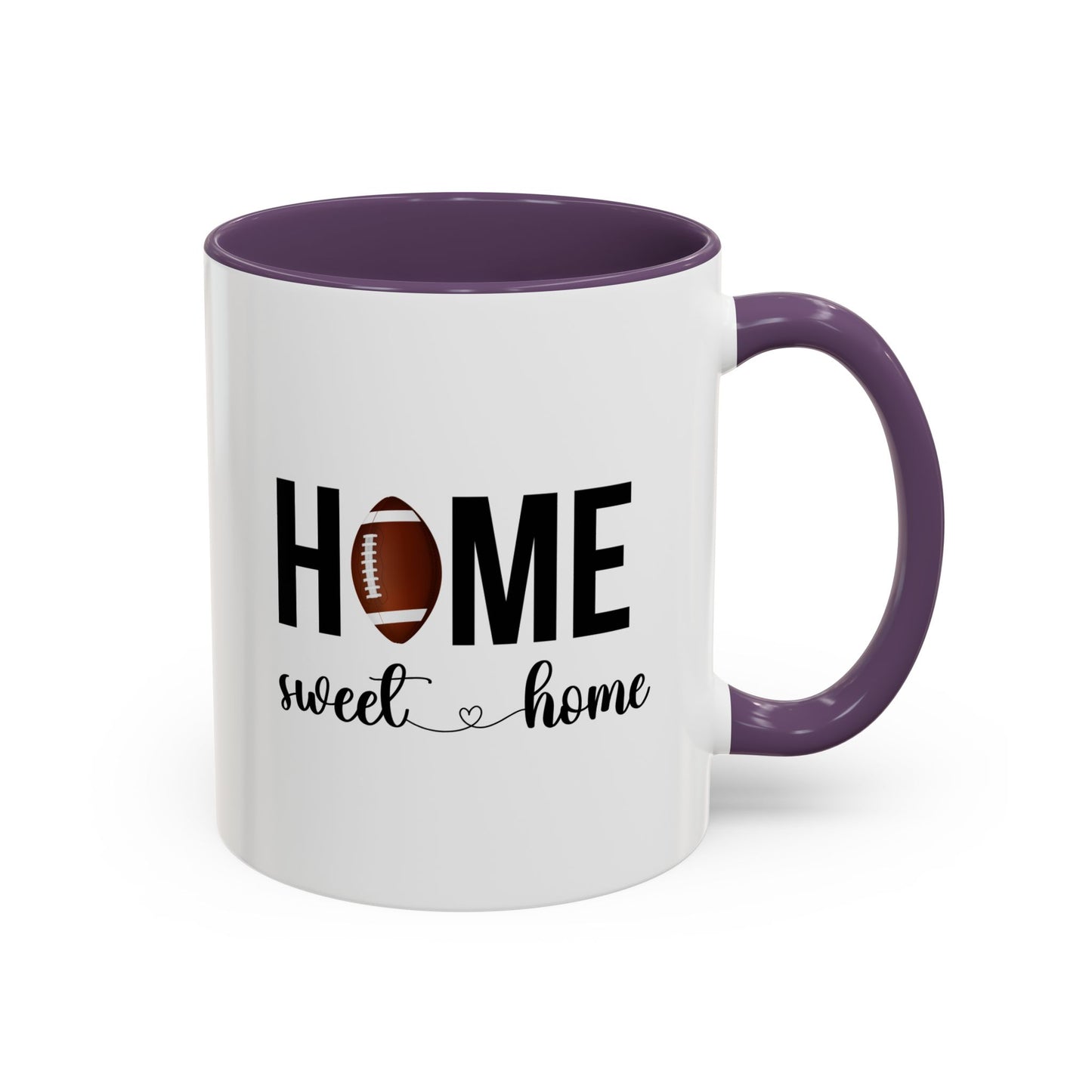 Football Home Sweet Home Gift | Sports Mug |11oz Accent Mug | 15oz Accent Mug | Football Mug