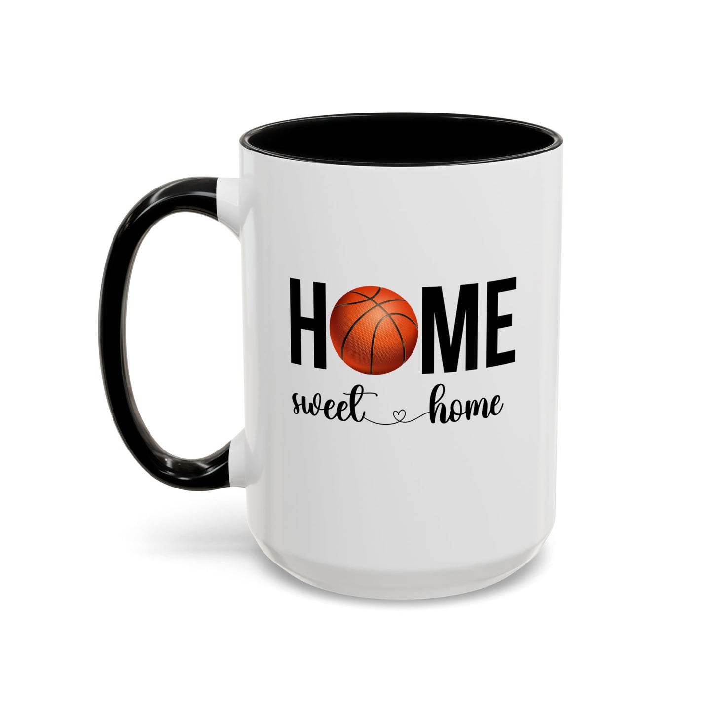 Basketball Mug | Home Sweet Home Mug | Sports Mug |11oz Accent Mug | 15oz Accent Mug