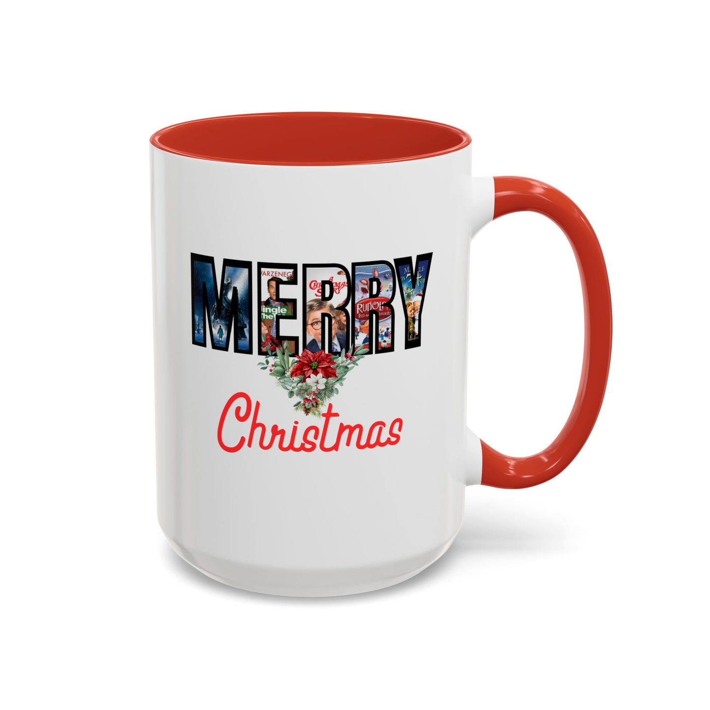 Merry Christmas Nostalgic Movie Poster Mug | 11oz | 15oz | Christmas Gift | Funny Christmas Gift | Accent Mug