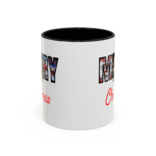 Merry Christmas Nostalgic Movie Poster Mug | Christmas Gift | Funny Christmas Gift | Accent Mug | 11oz | 15oz |