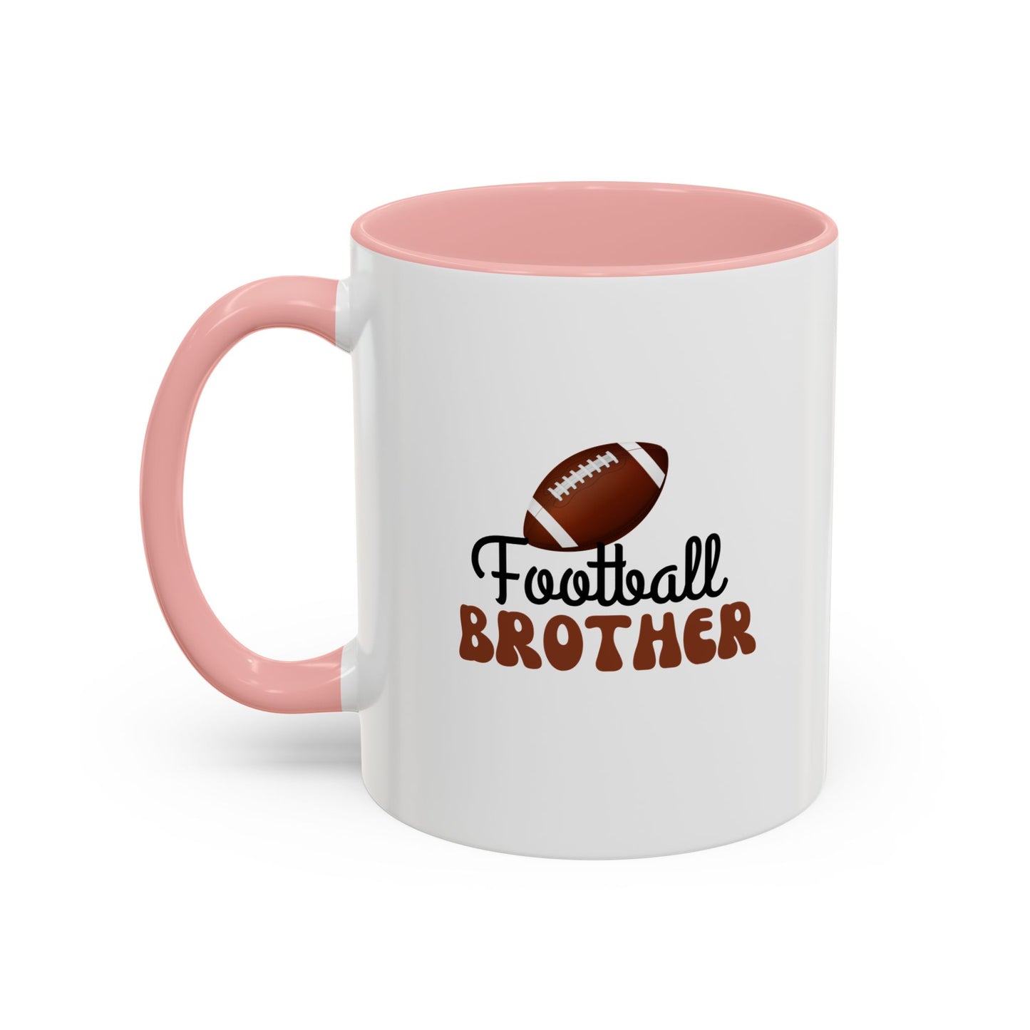 Football Brother Mug | Sports Fan Gift | Kids Mug | Sibling Gift | 11oz Accent Mug | 15oz Accent Mug