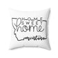 Home Sweet Home Montana Decorative Pillow | Gift For Her | Home Decor | State Gift | Customized State Pillow