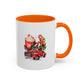 Red Christmas Truck Mug | Cute Gingerbread Man Mug | Christmas Gift Idea | 11oz Accent Mug | 15oz Accent Mug