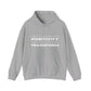 Surround Yourself With Positivity Plain Text Hoodie | Motivational Gift For Her | Inspirational Quote