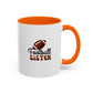 Football Sister Mug | Sports Fan Gift | Kids Mug | Sibling Gift | 11oz Accent Mug | 15oz Accent Mug