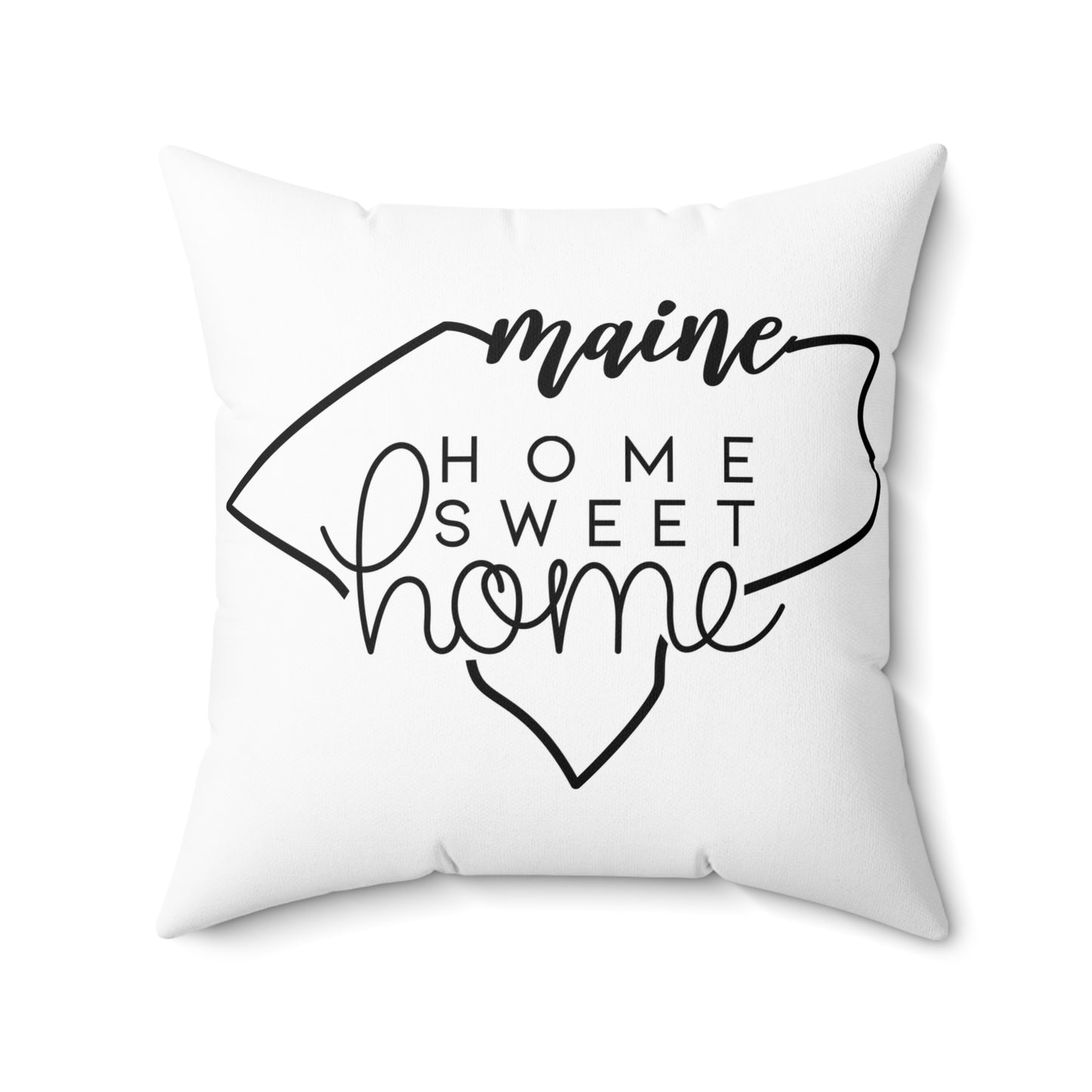 Home Sweet Home Maine Decorative Pillow | Gift For Her | Home Decor | State Gift | Customized State Pillow