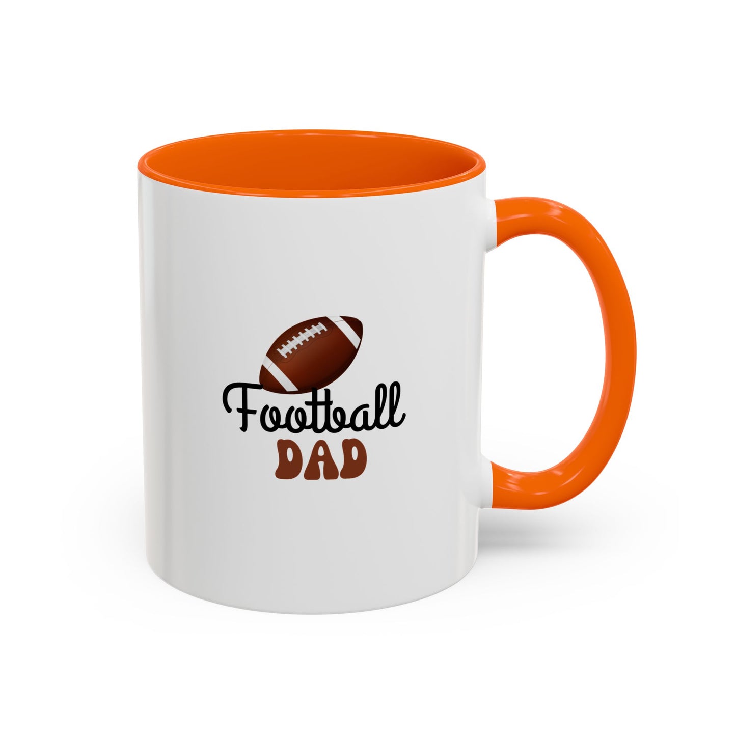 Football Dad Mug | Sports Fan Gift | Proud Father Gift | Funny Gift For Dad | 11oz Accent Mug | 15oz Accent Mug | Fall Gift