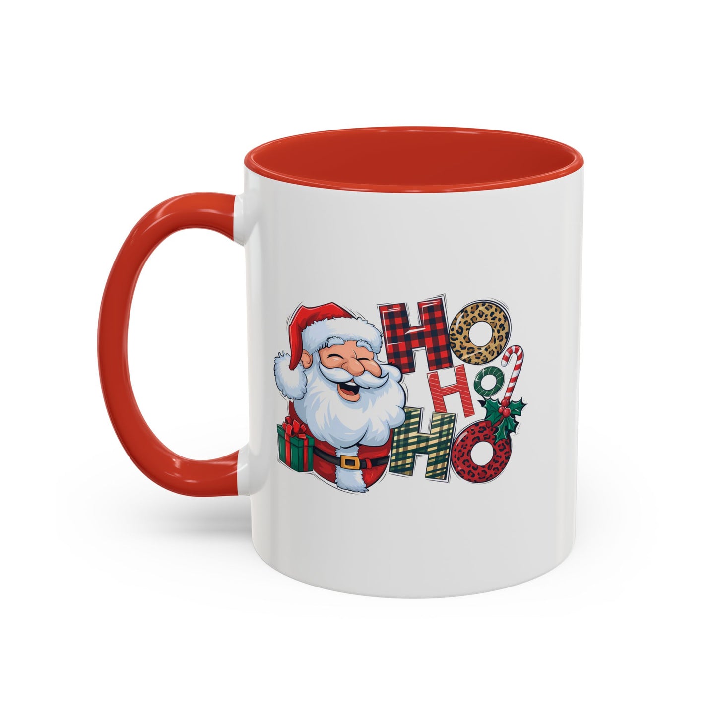 Santa Ho Ho Ho Christmas Mug | Gift Idea | Gift for Kids | Kids Christmas Gift Idea | Kids Mug | 11oz Accent Mug | 15oz Accent Mug