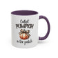 Cutest Pumpkin In The Patch Mug | Pumpkin Mug | Fall Mug | Gift for Her | Fall Season Mug | Gift for Her | 11oz Accent Mug | 15oz Accent Mug