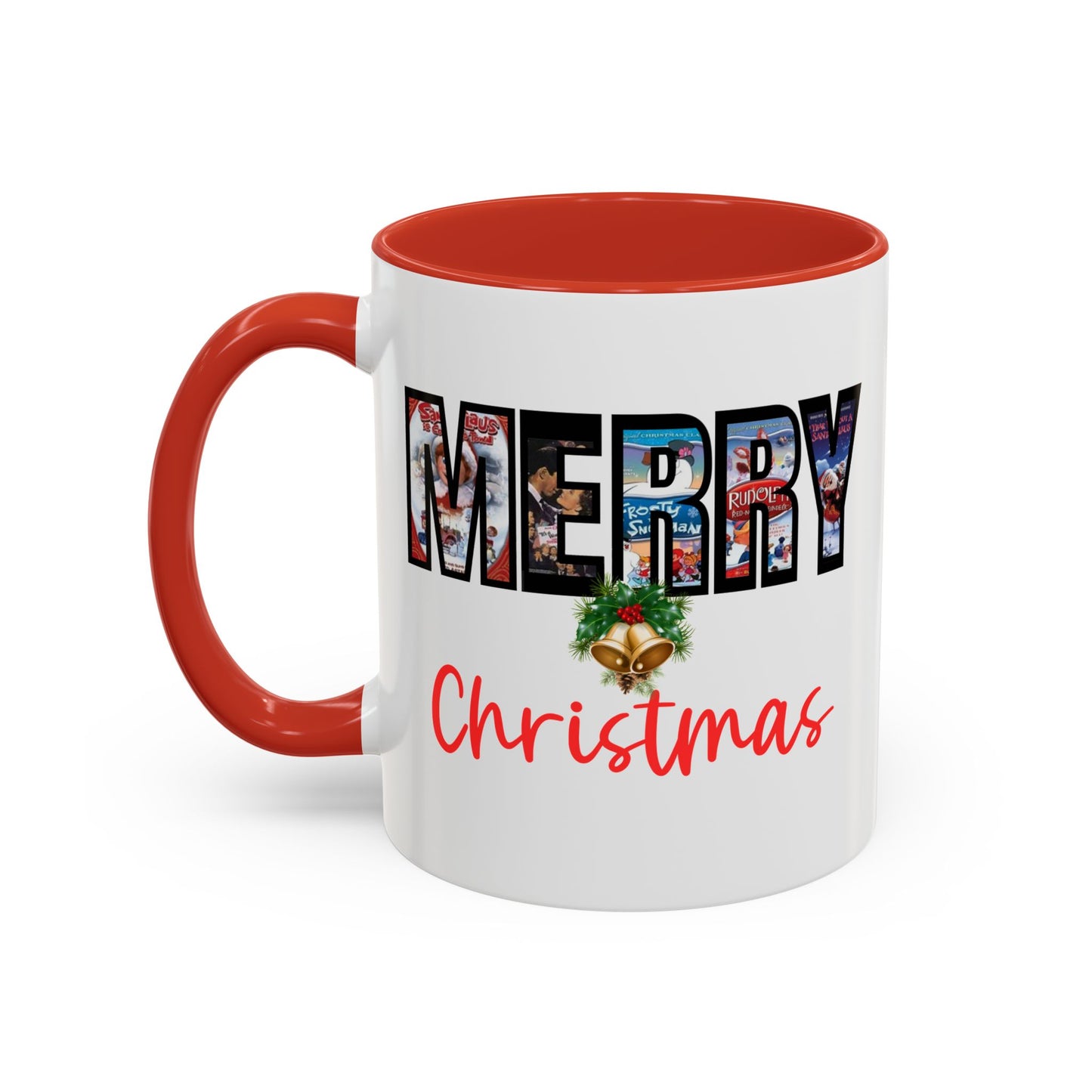 Merry Christmas Nostalgic Movie Poster Mug | Christmas Gift | Funny Christmas Gift | Accent Mug