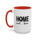Male Football Mug | Sports Mug |11oz Accent Mug | 15oz Accent Mug | Football Mug | Home Sweet Home Mug