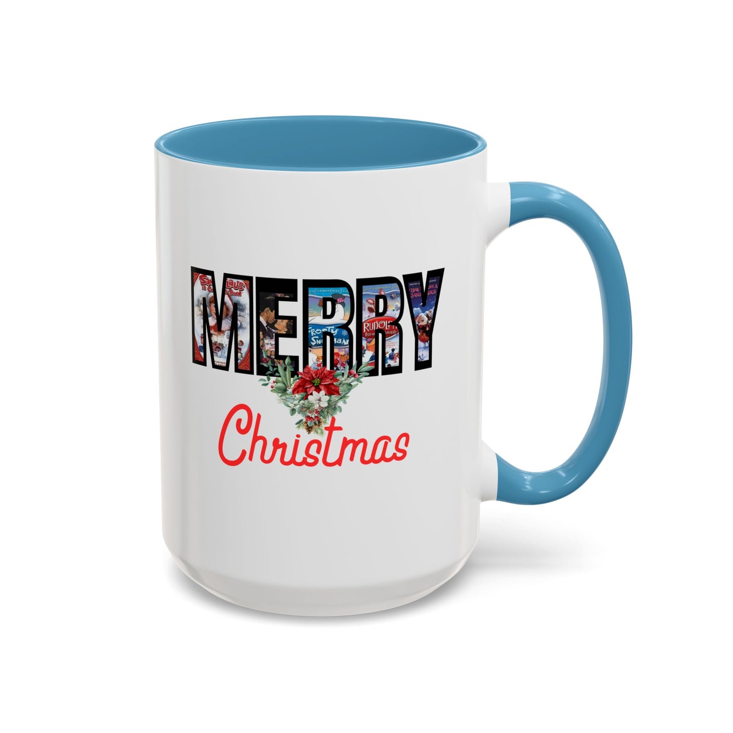 Merry Christmas Nostalgic Movie Poster Mug | Christmas Gift | Funny Christmas Gift | Accent Mug | 11oz | 15oz |