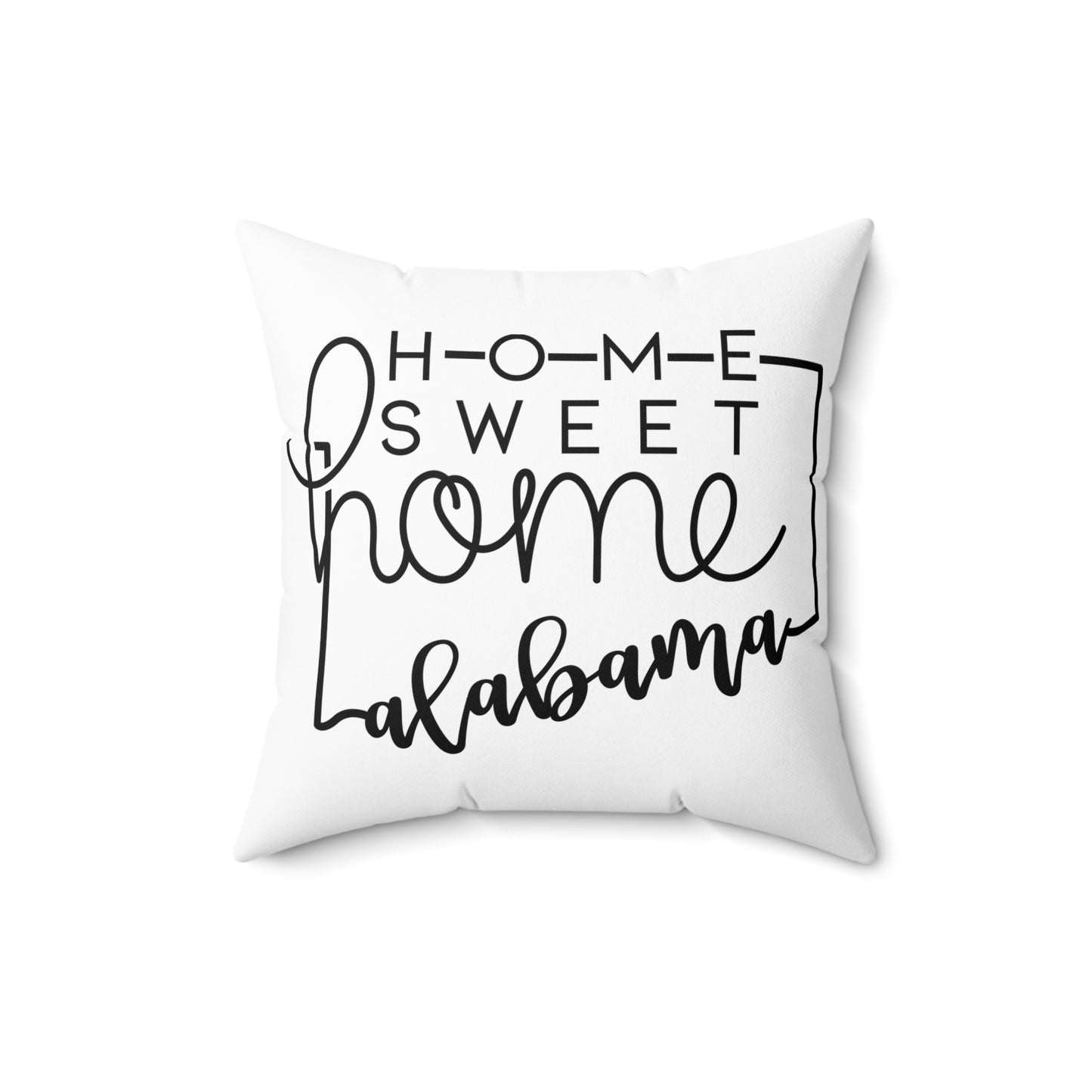 Home Sweet Home Alabama Decorative Pillow | Gift For Her | Home Decor | State Gift | Customized State Pillow
