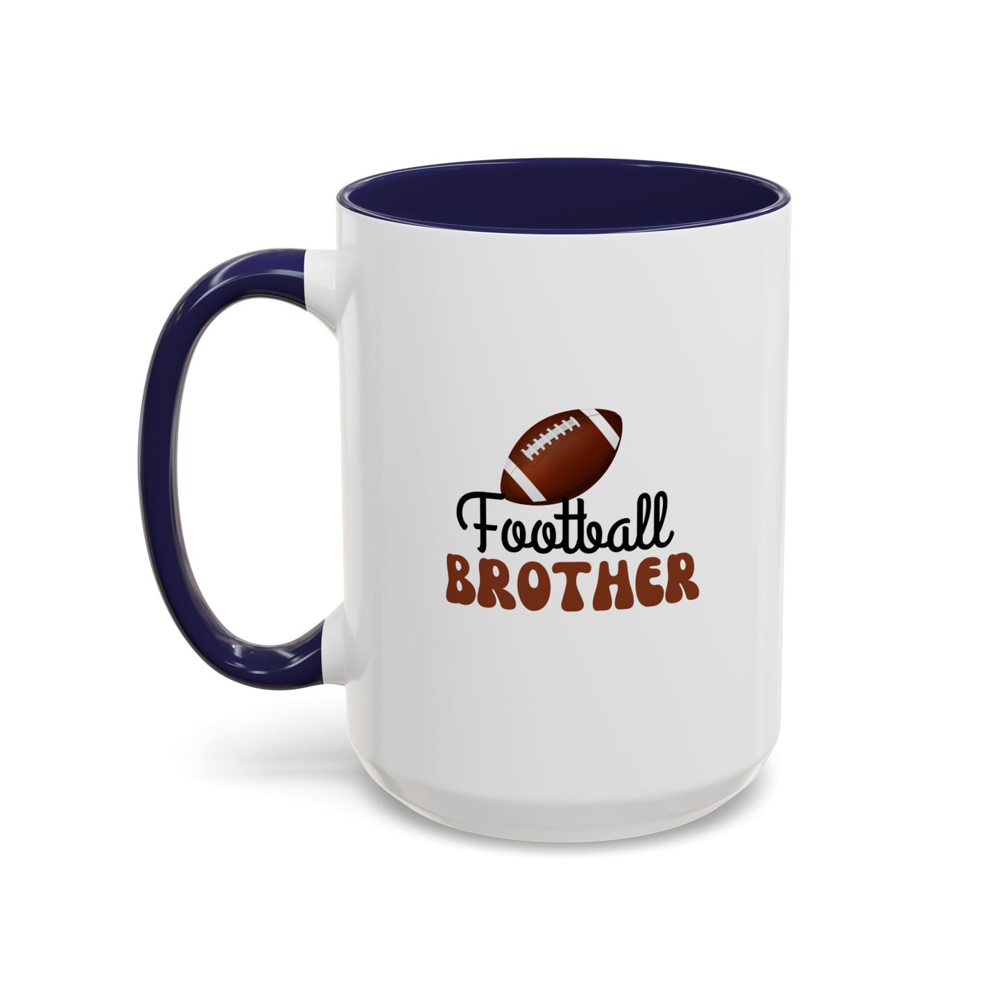 Football Brother Mug | Sports Fan Gift | Kids Mug | Sibling Gift | 11oz Accent Mug | 15oz Accent Mug