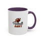 Football Aunt Mug | Sports Fan Gift | Favorite Aunt Gift | Funny Gift | 11oz Accent Mug | 15oz Accent Mug