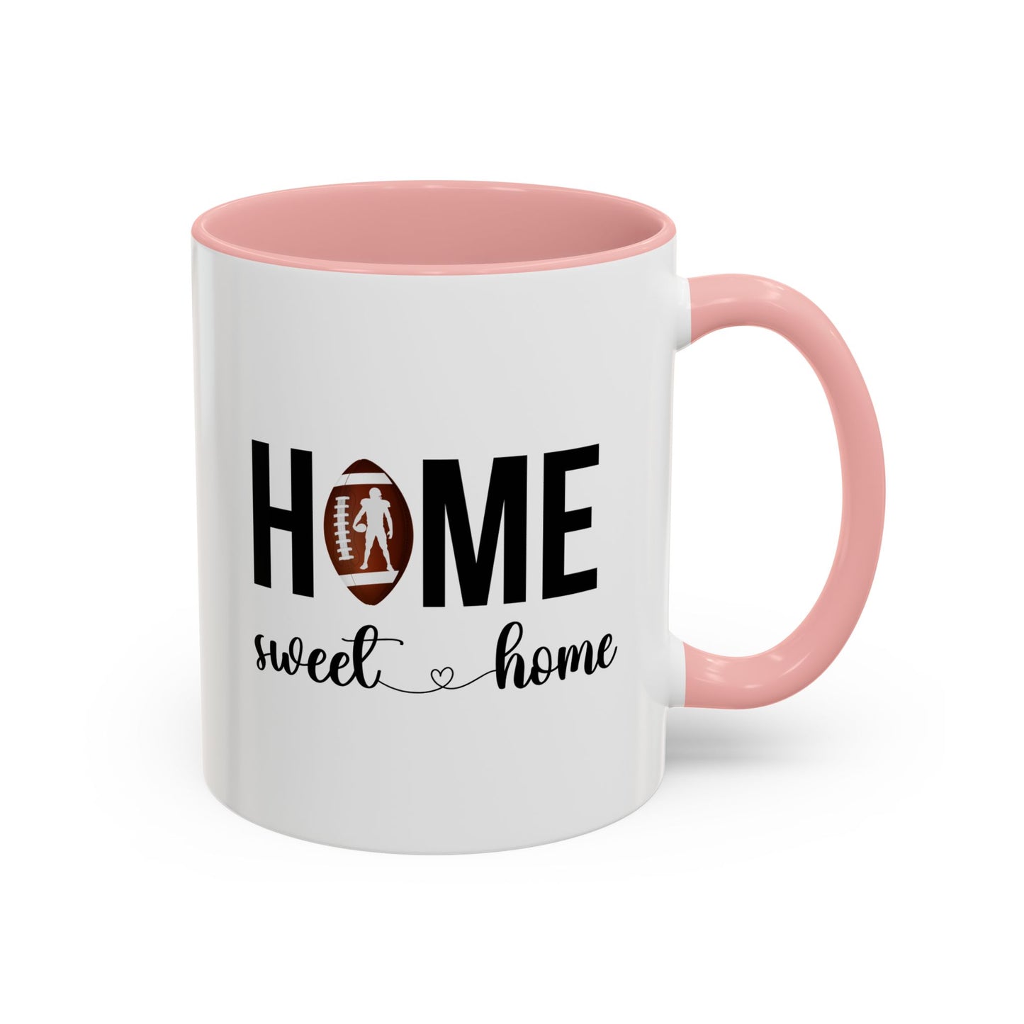 Male Football Home Sweet Home Mug | Sports Mug |11oz Accent Mug | 15oz Accent Mug | Football Mug