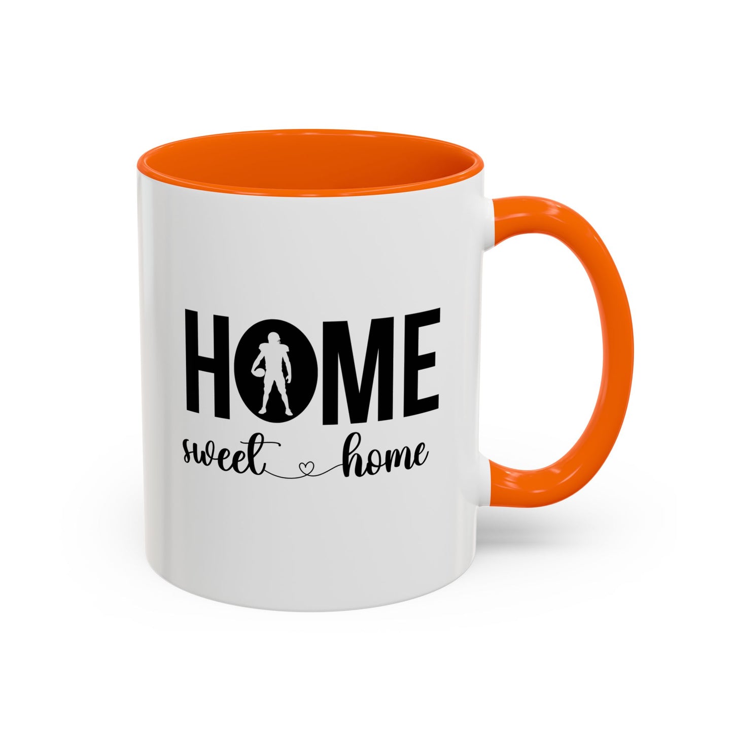 Male Football Mug | Sports Mug |11oz Accent Mug | 15oz Accent Mug | Football Mug | Home Sweet Home Mug