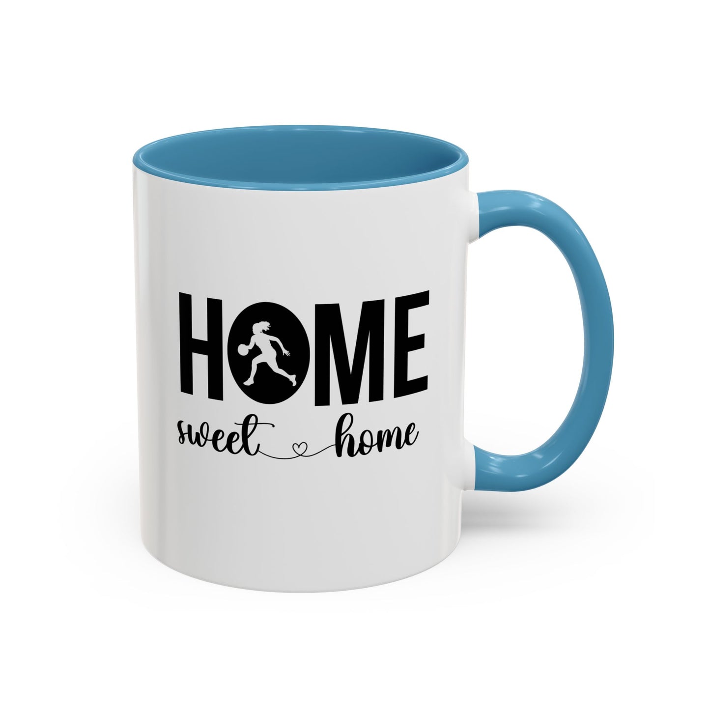 Female Basketball Player Gift Idea | Home Sweet Home Mug | Sports Mug |11oz Accent Mug | 15oz Accent Mug | Gift Idea