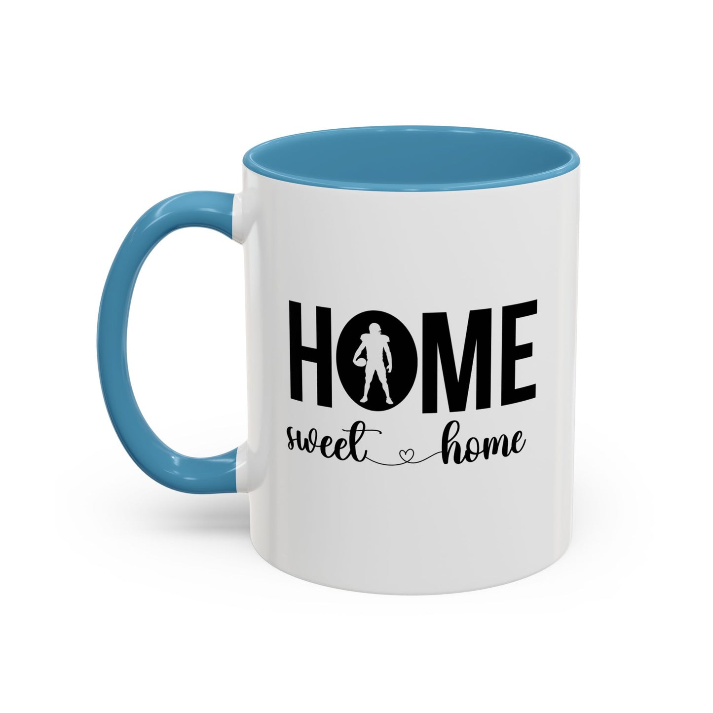 Male Football Mug | Sports Mug |11oz Accent Mug | 15oz Accent Mug | Football Mug | Home Sweet Home Mug