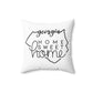 Home Sweet Home Georgia Decorative Pillow | Gift For Her | Home Decor | State Gift | Customized State Pillow