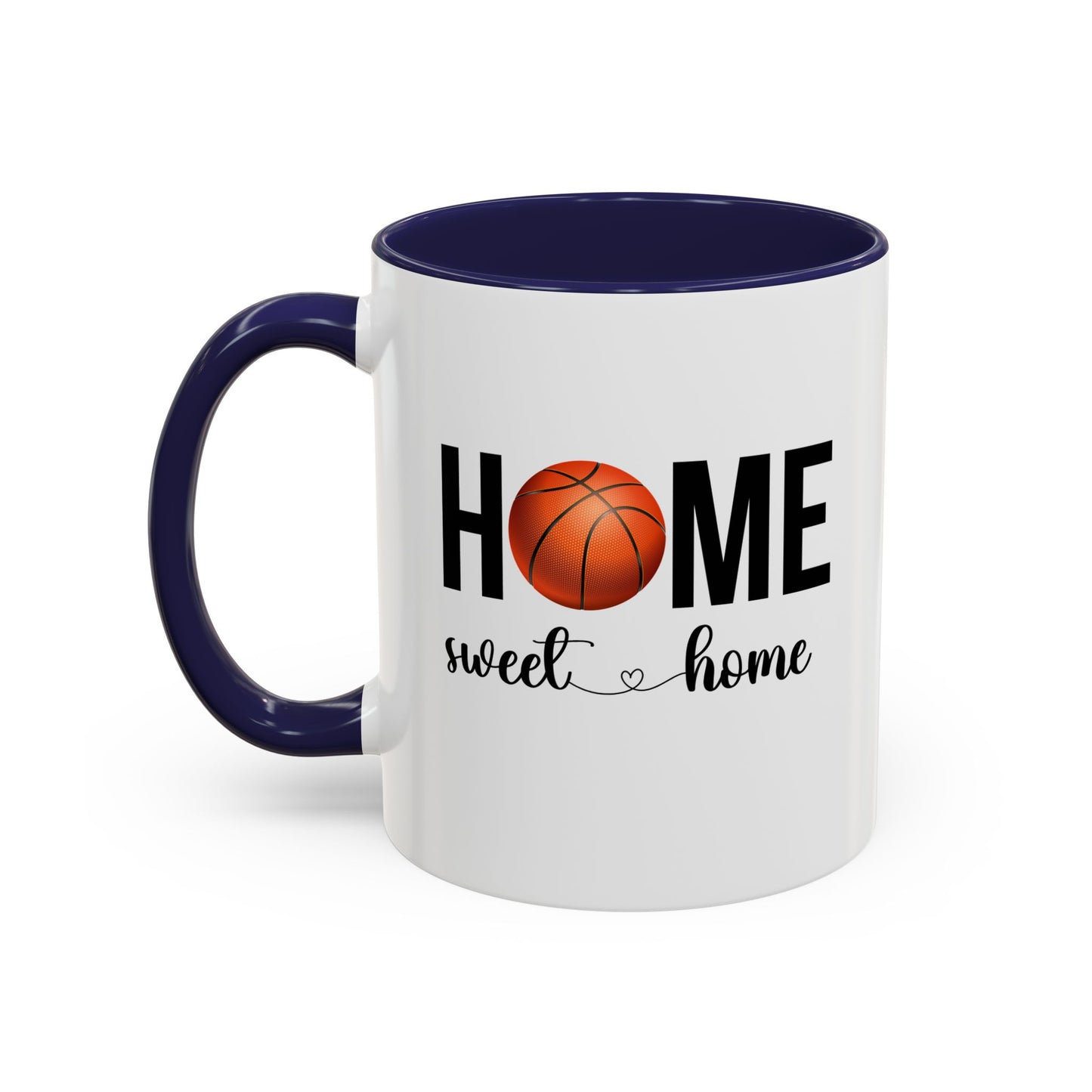Basketball Mug | Home Sweet Home Mug | Sports Mug |11oz Accent Mug | 15oz Accent Mug
