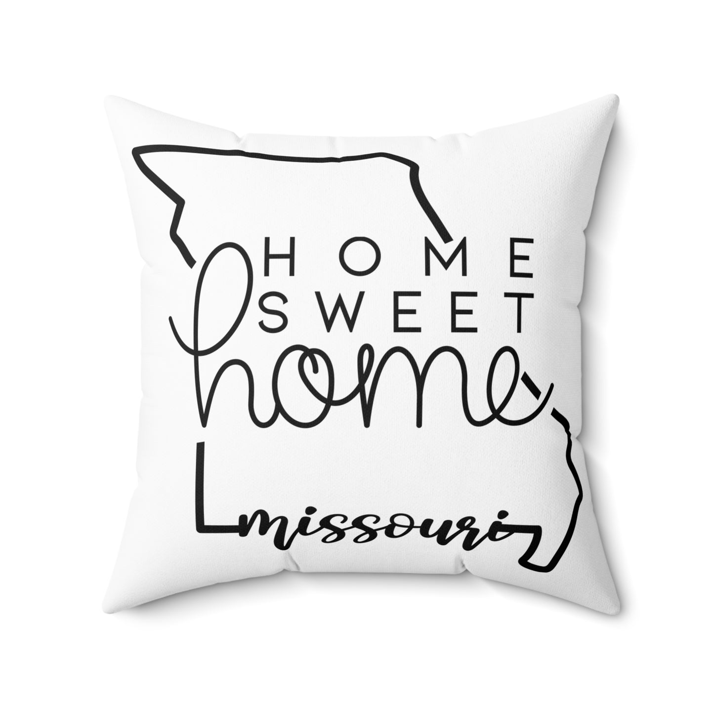Home Sweet Home Missouri Decorative Pillow | Gift For Her | Home Decor | State Gift | Customized State Pillow