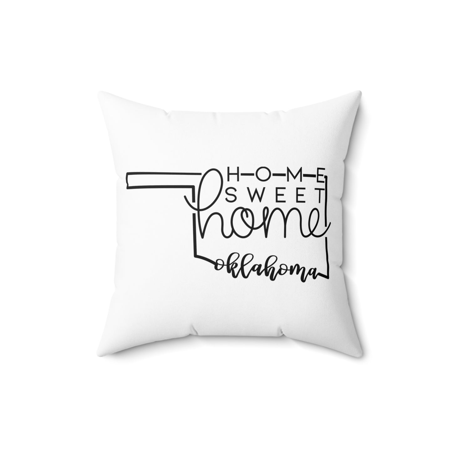 Home Sweet Home Oklahoma Decorative Pillow | Gift For Her | Home Decor | State Gift | Customized State Pillow