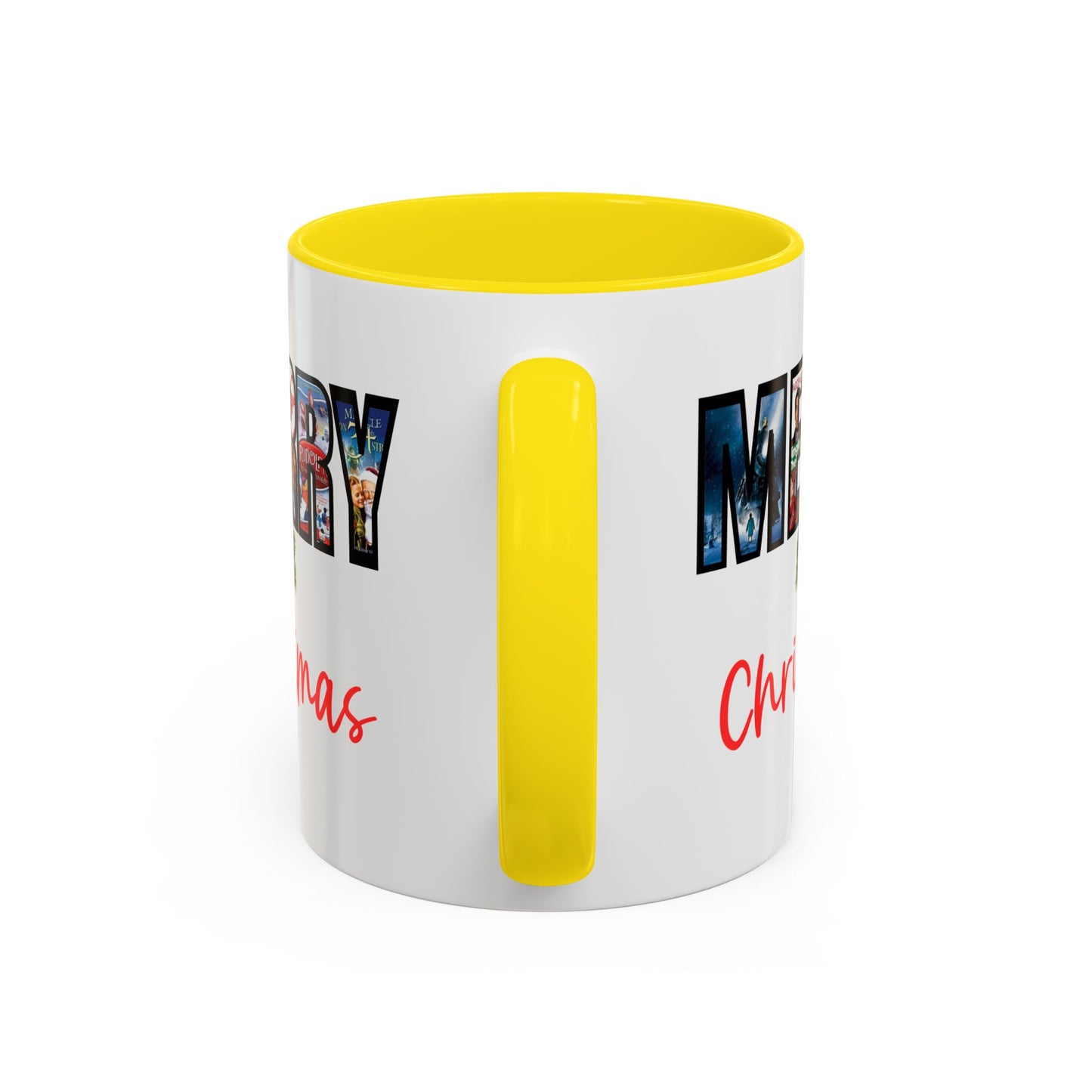 Merry Christmas Nostalgic Movie Poster Mug | 11oz | 15oz | Christmas Gift | Funny Christmas Gift | Accent Mug