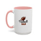 Football Dad Mug | Sports Fan Gift | Proud Father Gift | Funny Gift For Dad | 11oz Accent Mug | 15oz Accent Mug | Fall Gift