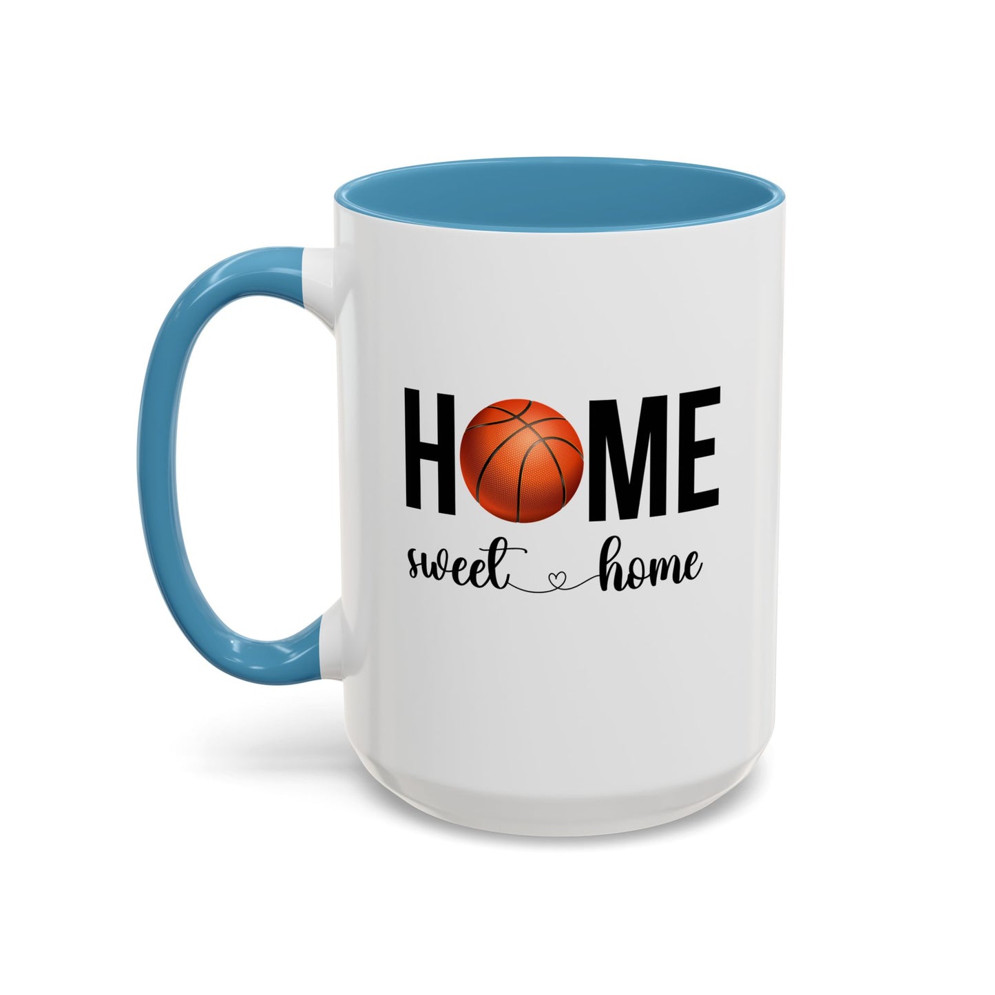 Basketball Mug | Home Sweet Home Mug | Sports Mug |11oz Accent Mug | 15oz Accent Mug
