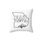Home Sweet Home Ohio Decorative Pillow | Gift For Her | Home Decor | State Gift | Customized State Pillow
