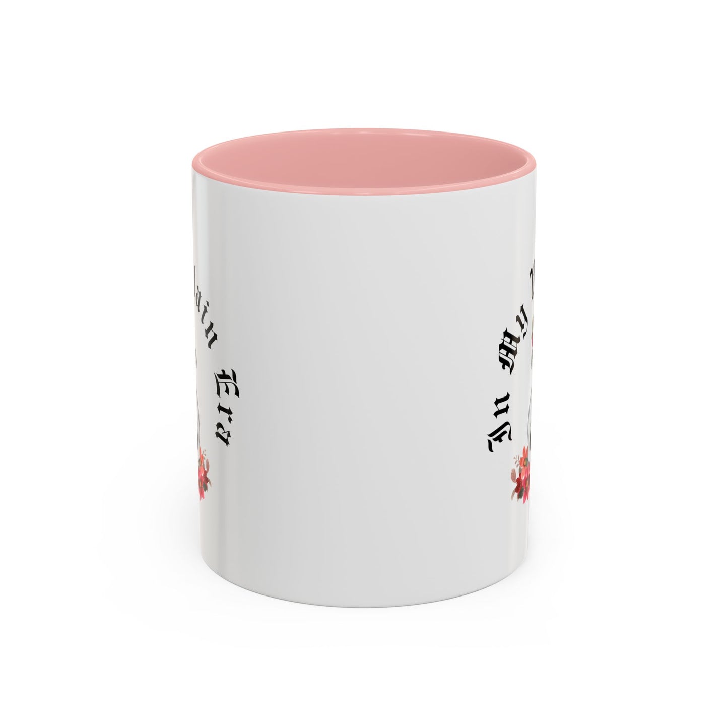 Cute In My Villain Era Mug | Villain Era | Decorative Roses with Skull Mug | Cute Villain Mug | 11oz Accent Mug | 15oz Accent Mug