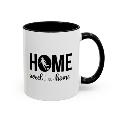 Female Soccer Player Home Sweet Home Mug | Soccer Gift | Sports Mug |11oz Accent Mug | 15oz Accent Mug