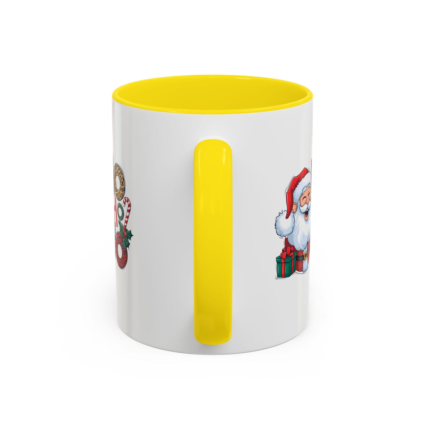 Santa Ho Ho Ho Christmas Mug | Gift Idea | Gift for Kids | Kids Christmas Gift Idea | Kids Mug | 11oz Accent Mug | 15oz Accent Mug