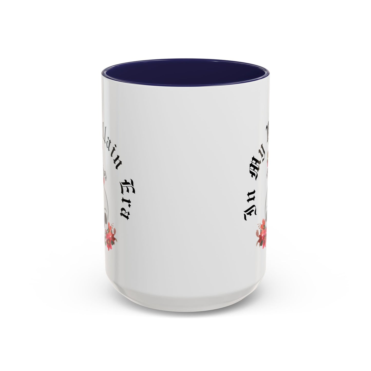 Cute In My Villain Era Mug | Villain Era | Decorative Roses with Skull Mug | Cute Villain Mug | 11oz Accent Mug | 15oz Accent Mug