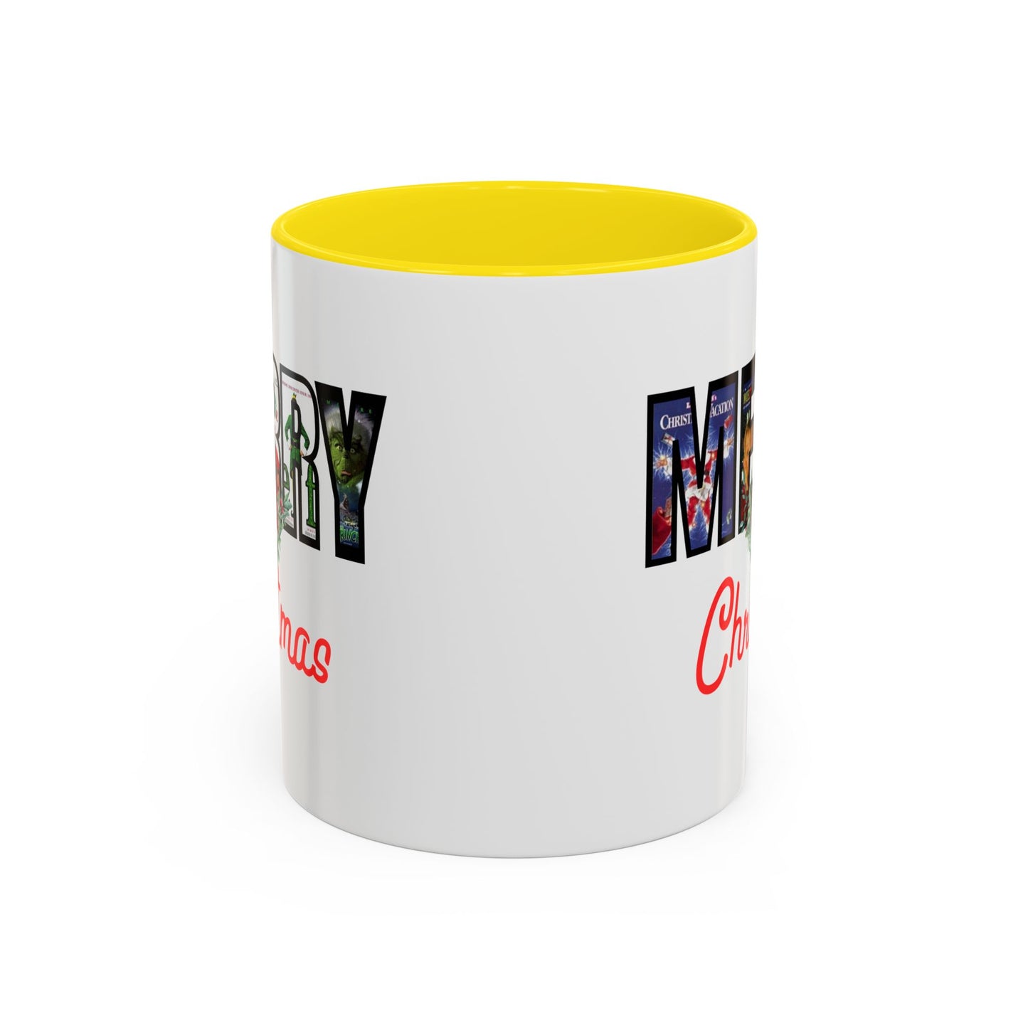 Cute Merry Christmas Nostalgic Holiday Movie Poster Mug | Christmas Gift | Funny Christmas Gift | Accent Mug | 11oz | 15oz |
