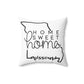 Home Sweet Home Missouri Decorative Pillow | Gift For Her | Home Decor | State Gift | Customized State Pillow