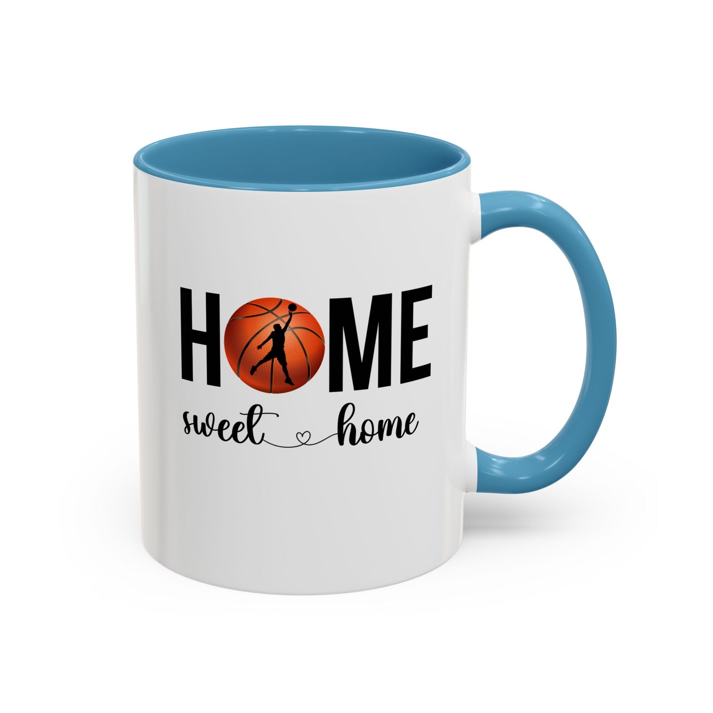 Male Basketball Player Mug | Home Sweet Home Mug | Sports Mug |11oz Accent Mug | 15oz Accent Mug | Gift Idea