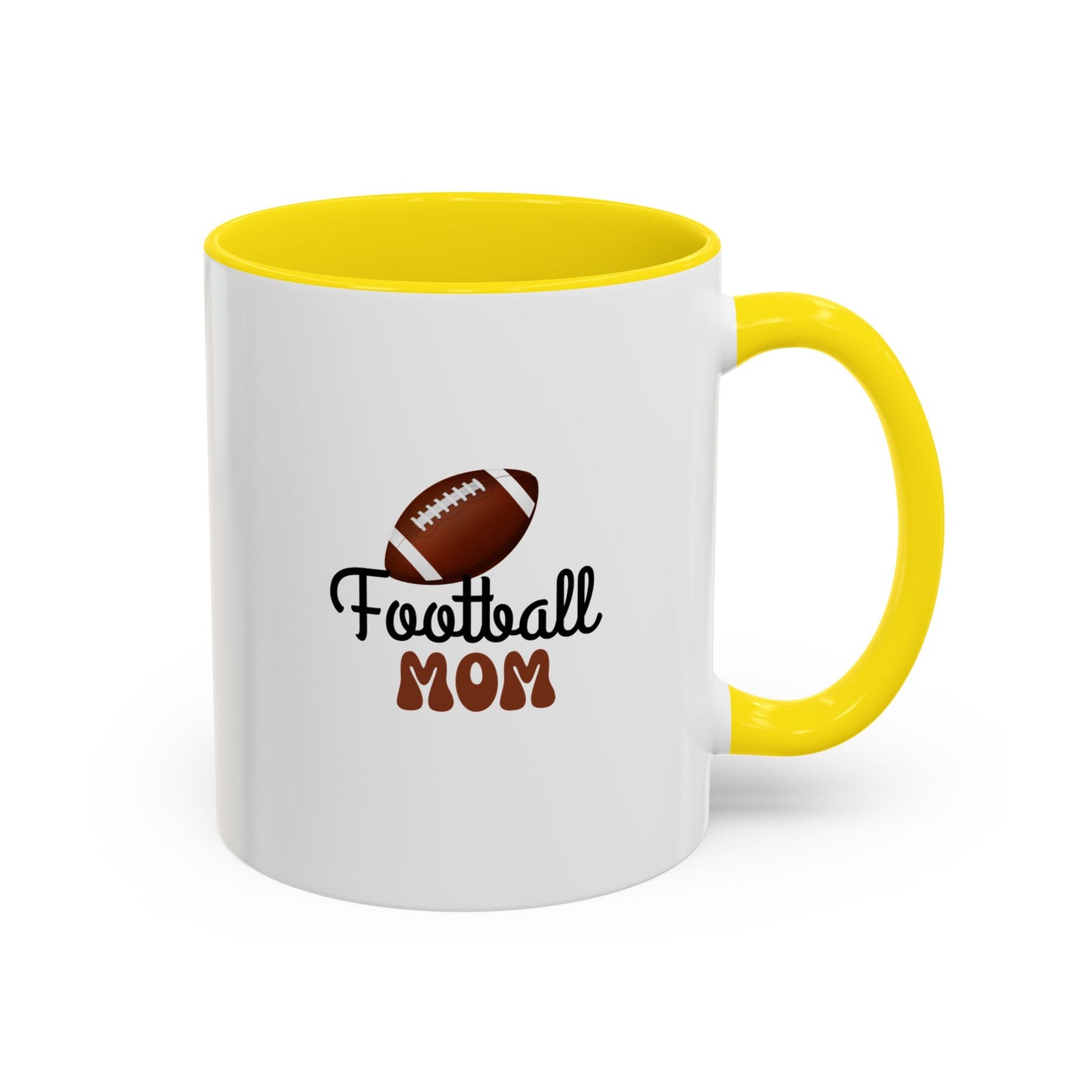 Football Mom Mug | Sports Fan Gift | Proud Mom | Mom Gift | 11oz Accent Mug | 15oz Accent Mug