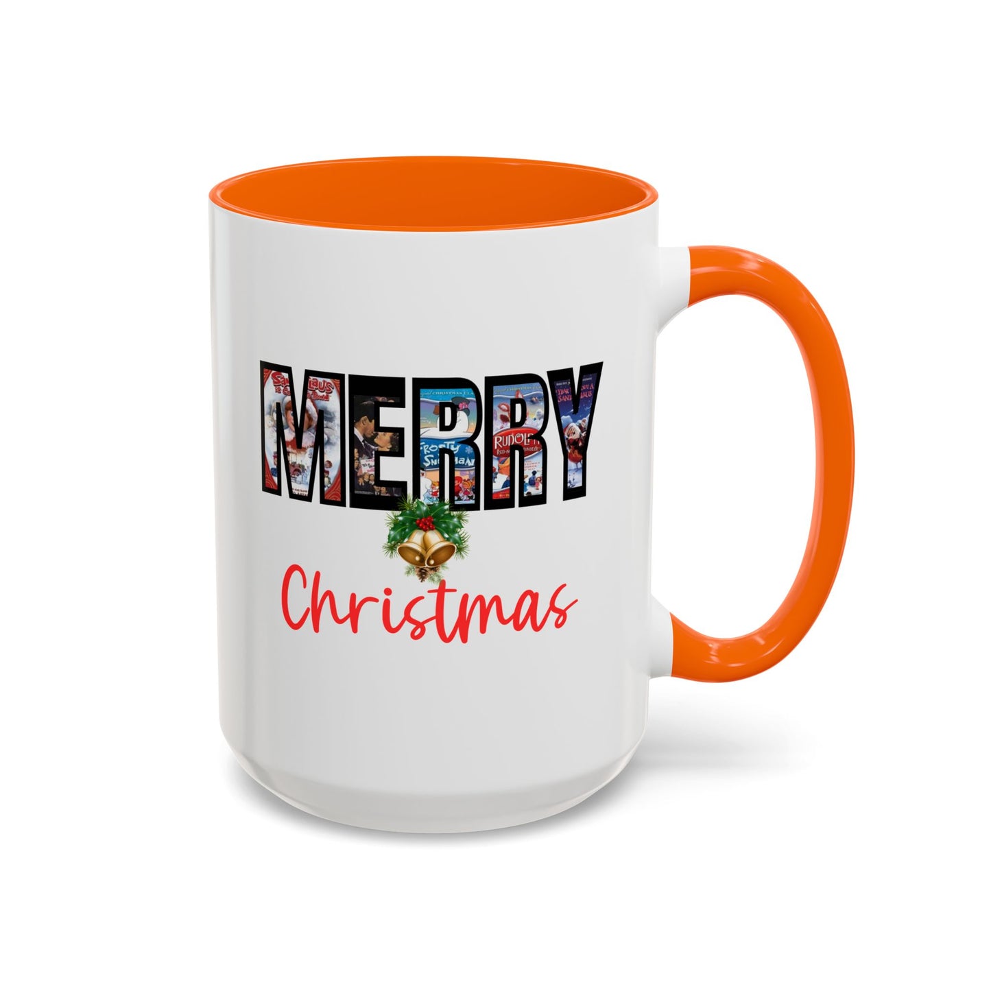 Merry Christmas Nostalgic Movie Poster Mug | Christmas Gift | Funny Christmas Gift | Accent Mug