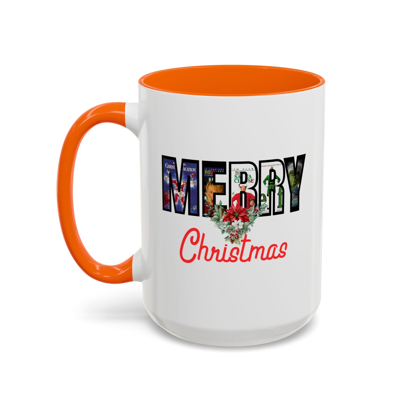 Cute Merry Christmas Nostalgic Holiday Movie Poster Mug | Christmas Gift | Funny Christmas Gift | Accent Mug | 11oz | 15oz |