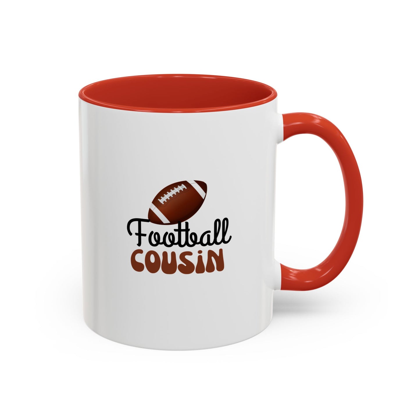 Football Cousin Mug | Sports Fan Gift | Proud Cousin Gift | Ceramic Mug | 11oz Accent Mug | 15oz Accent Mug