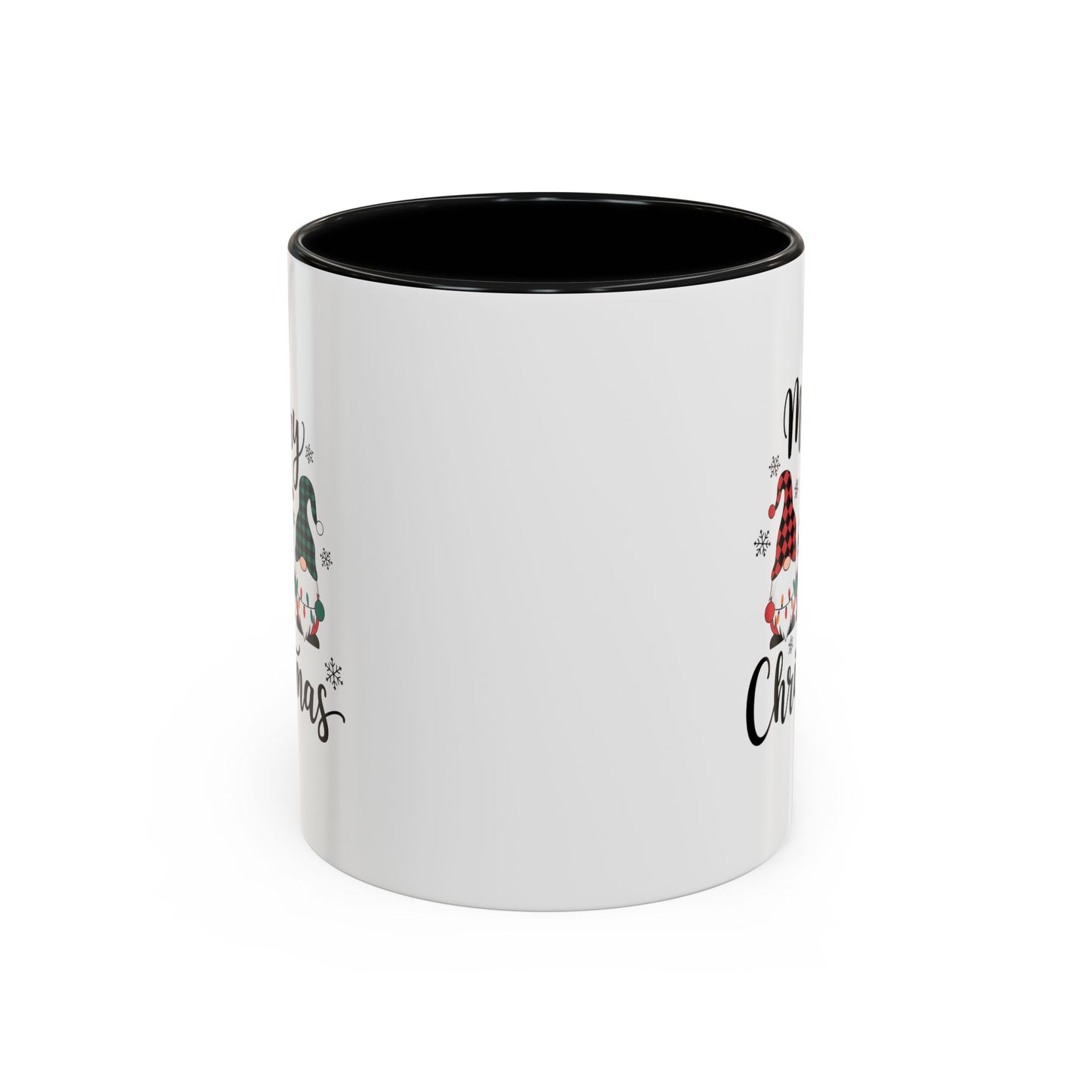 Cute Colorful Merry Christmas Elves In Colorful Hats | Christmas Mug | Christmas Gift | 11oz Accent Mug | 15oz Accent Mug