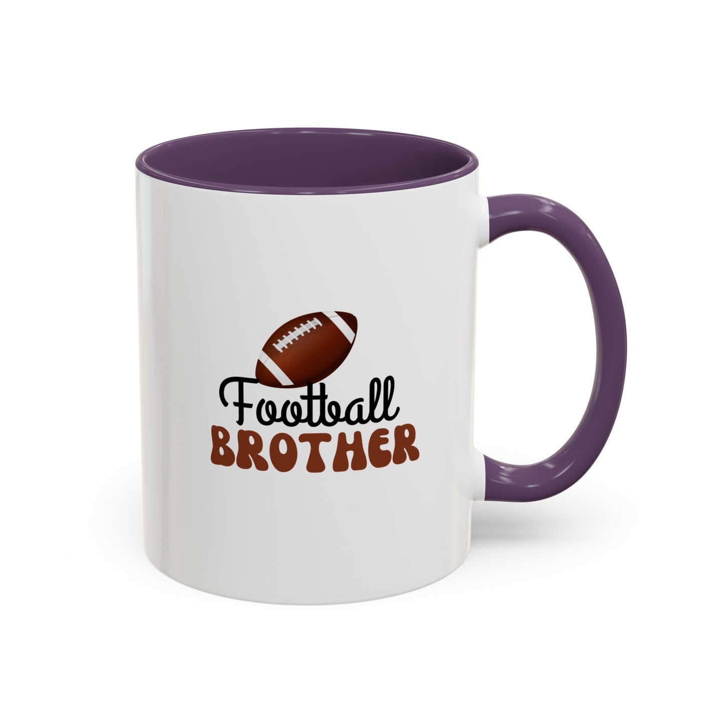 Football Brother Mug | Sports Fan Gift | Kids Mug | Sibling Gift | 11oz Accent Mug | 15oz Accent Mug
