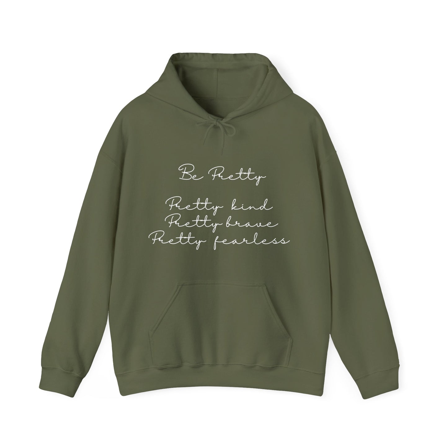 Cute Be Pretty Quote Motivational Hoodie | Motivational Gift For Her | Inspirational Quote