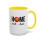 Basketball Mug | Home Sweet Home Mug | Sports Mug |11oz Accent Mug | 15oz Accent Mug