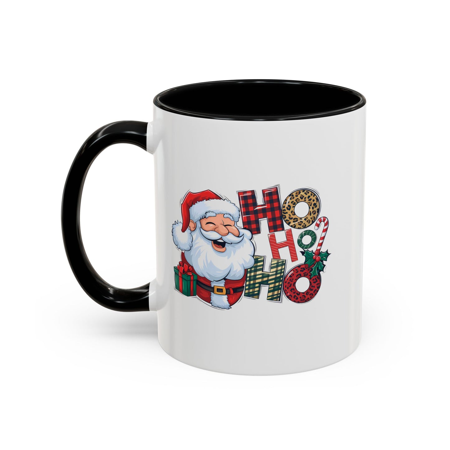 Santa Ho Ho Ho Christmas Mug | Gift Idea | Gift for Kids | Kids Christmas Gift Idea | Kids Mug | 11oz Accent Mug | 15oz Accent Mug